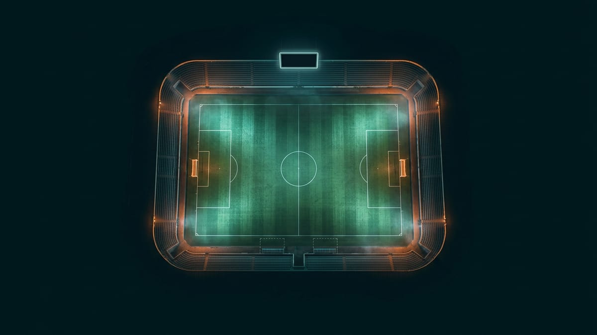 Aposta placar exato como funciona: campo com placar eletrônico